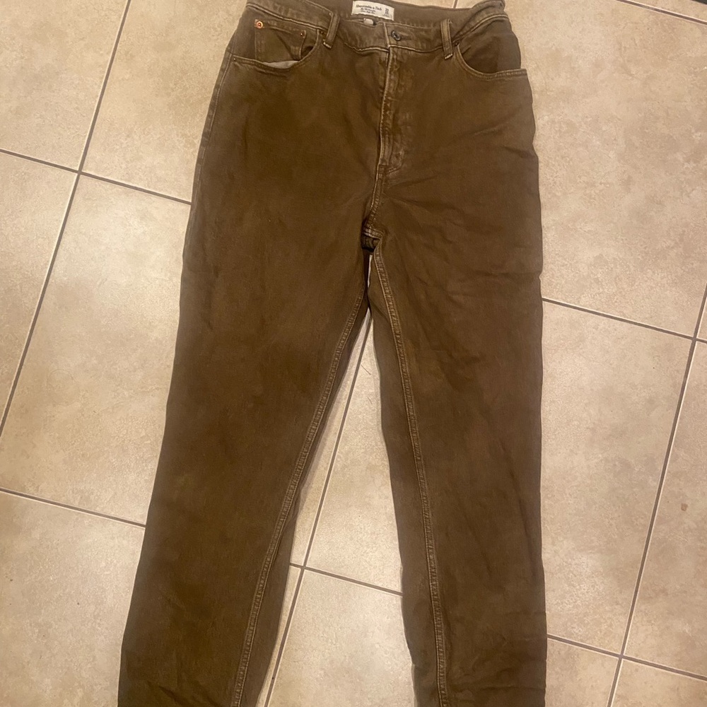 Abercrombie brown curve love jeans size 30 long